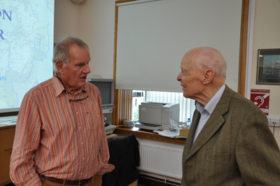 Dr Bardon with Dr Evans