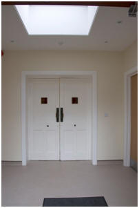 Entrance after 1st stage of refurb